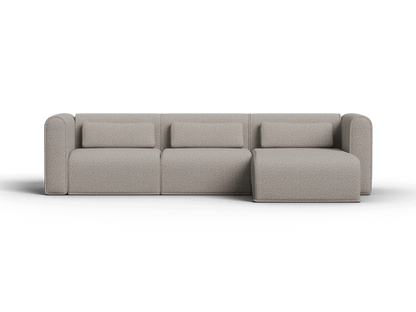 Canapé Modulable en Bouclé avec Méridienne – 2 Modules