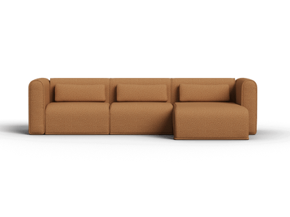 Canapé Modulable en Bouclé avec Méridienne – 2 Modules