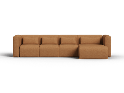 Canapé Modulable en Bouclé avec Méridienne – 2 Modules
