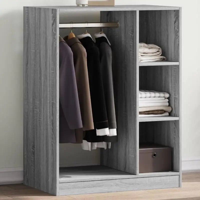 Compact Sonoma Grey Oak Wardrobe