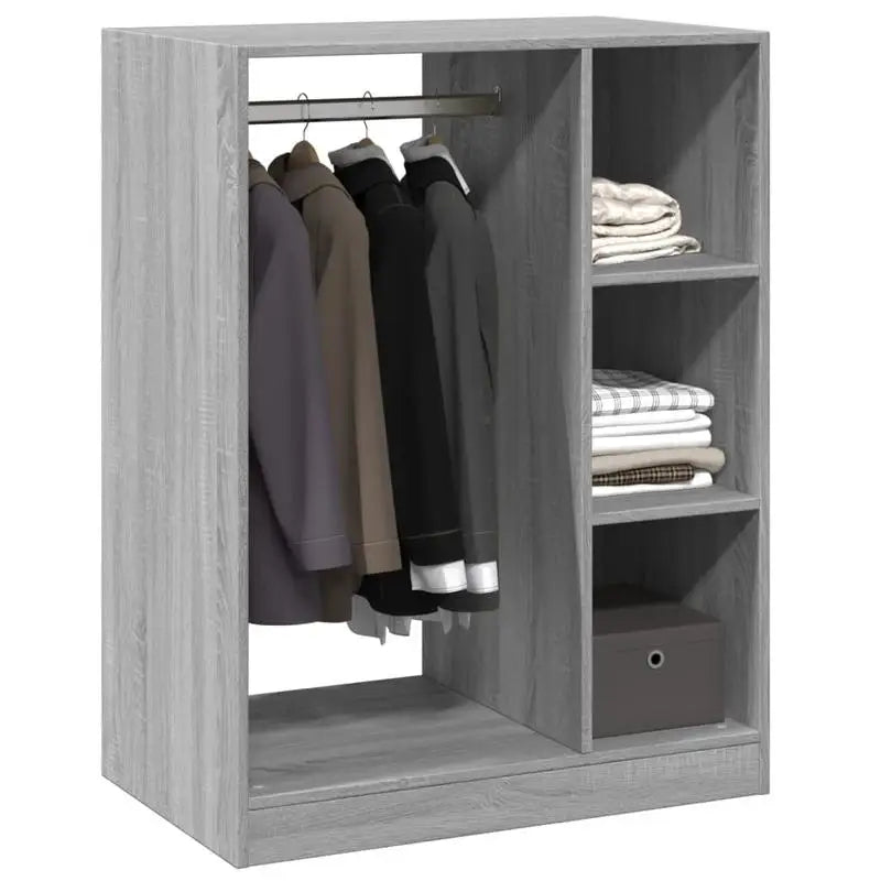Compact Sonoma Grey Oak Wardrobe