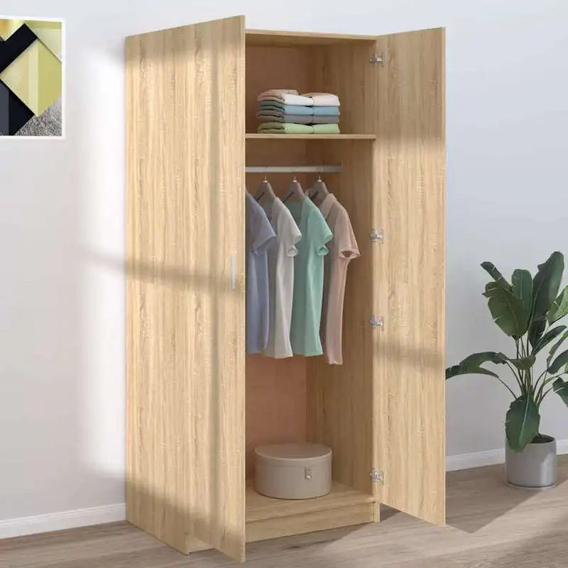 Sonoma Oak Sliding Door Wardrobe